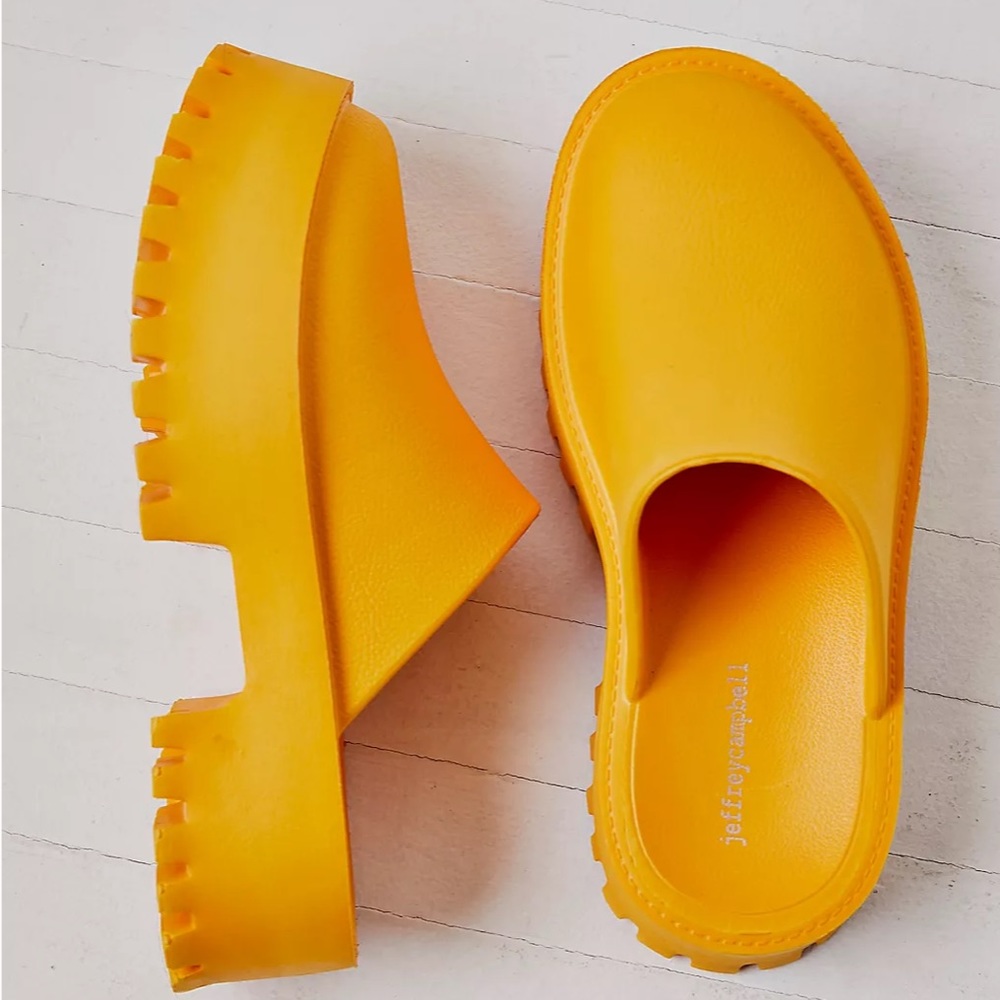 Free People x Jeffrey Campbell Bae Platform Mules US 9